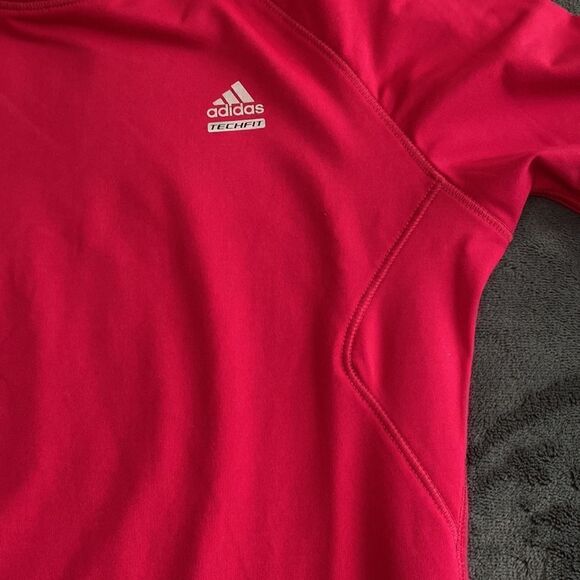 Adidas Active Wear Tech Fit Long Sleeve Tee Size Small - Picture 7 of 11
